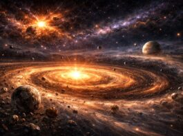 Kronika Vesmíru (8) – Kilonovy, chemická evoluce galaxií a sluneční mlhovina