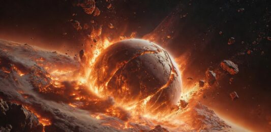 Kronika Vesmíru (11) – Kolize s Theií a vznik Měsíce